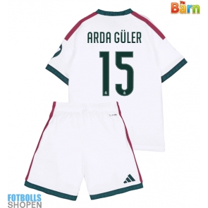 Billiga Real Madrid Arda Guler #15 Hemmatröja Barn 2026-27 Kortärmad (+ Korta byxor)